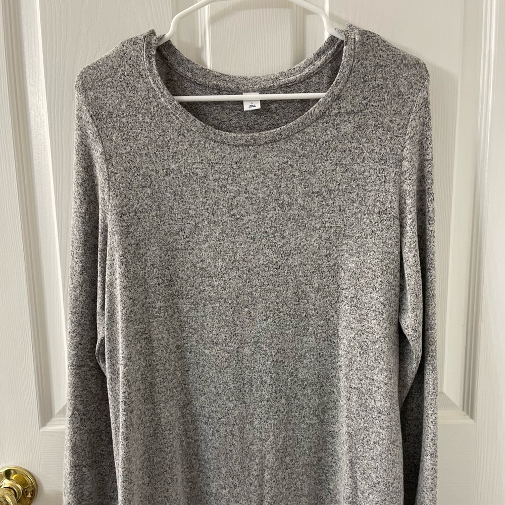 Jersey knit sweater